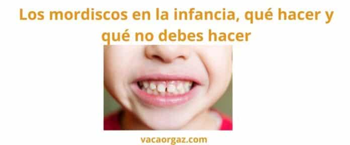 Los mordiscos en la etapa infantil