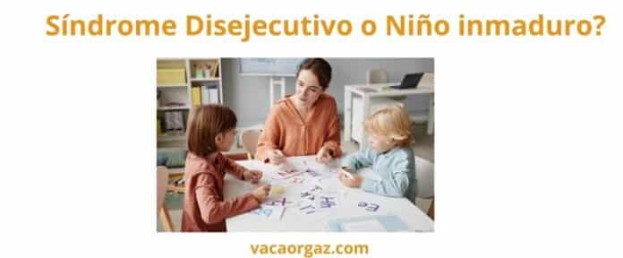 Síndrome disejecutivo o niños inmaduros