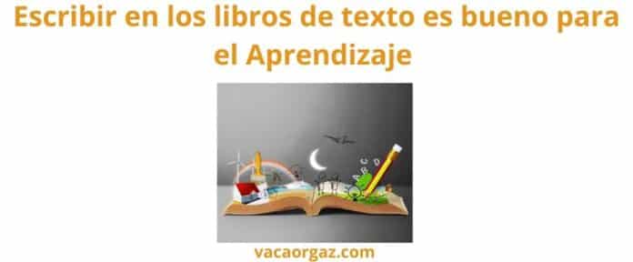 Se puede escribir en los libros de texto