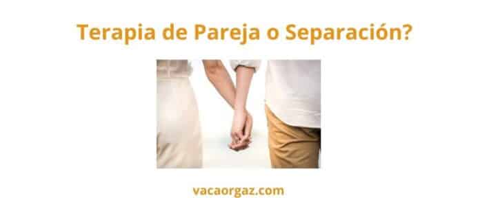 Terapia de pareja o separación