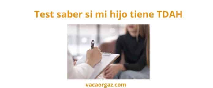 Test saber si mi hijo tiene TDAH