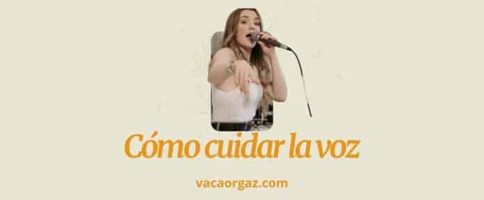 Logopeda Cómo cuidar tu voz