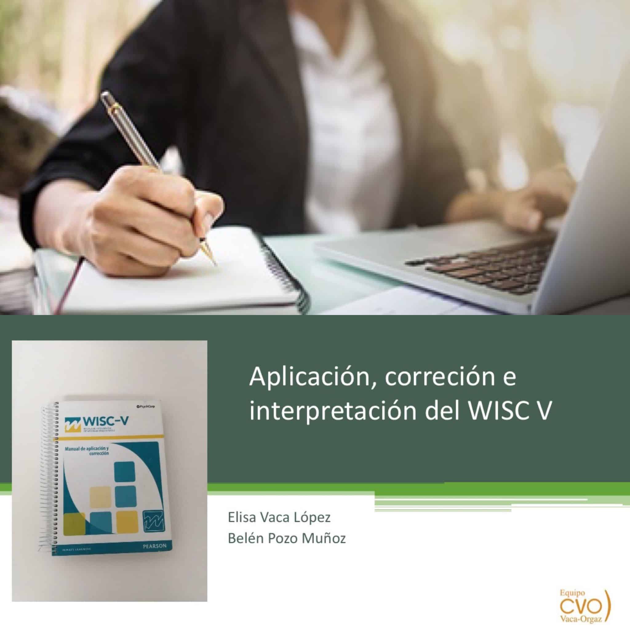 Curso WISC V aplicación, corrección e interpretación
