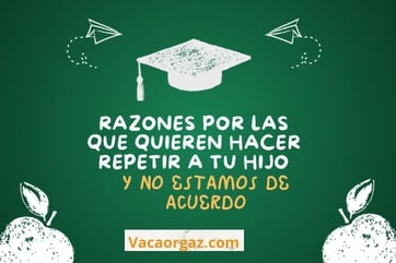 Razones por las que quieren hacer repetir a tu hijo
