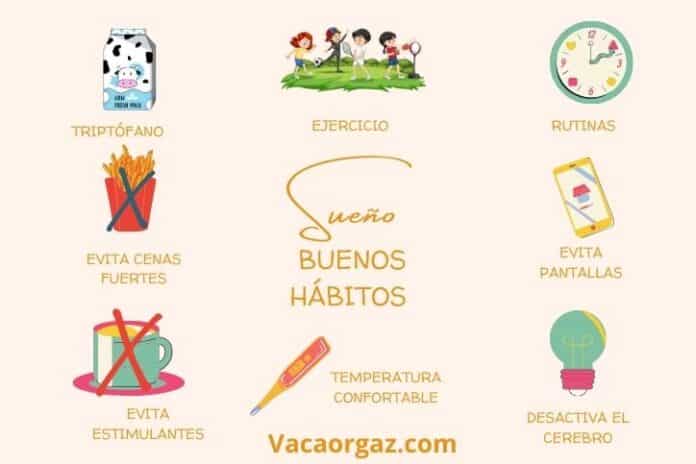 Buenos hábitos de sueño infantil