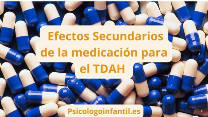 Efectos secundarios medicación TDAH